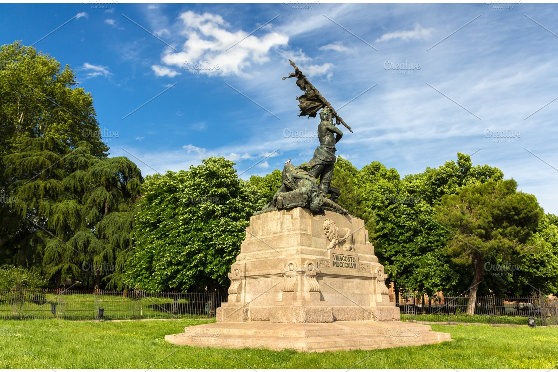 Monumento ai caduti del VIII Agosto 1848 in Bologna, Italy, an Architecture Photo by Leonid Andronov