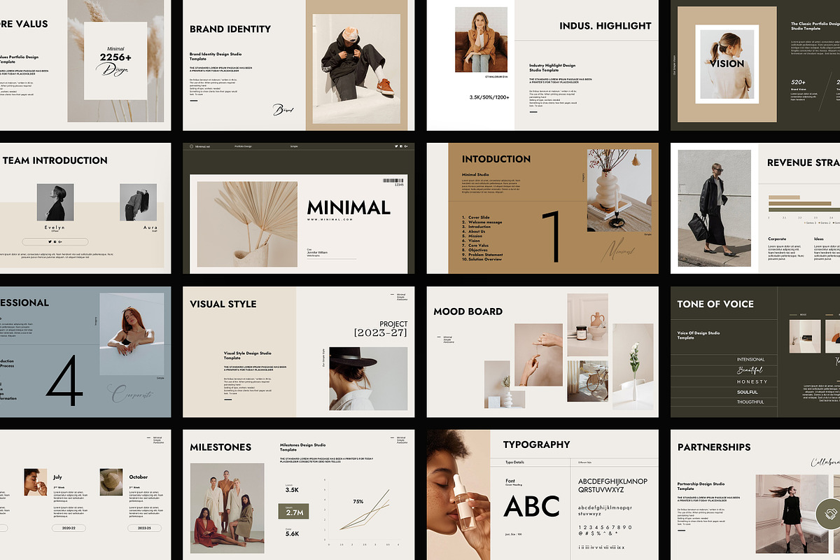 Minimal Presentation Template, a Presentation Template by slidestock55 (Photo 1 of 10)