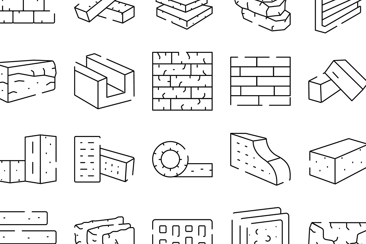Bricks building materials and, an Object Graphic by pikepicture (Photo 3 of 3)