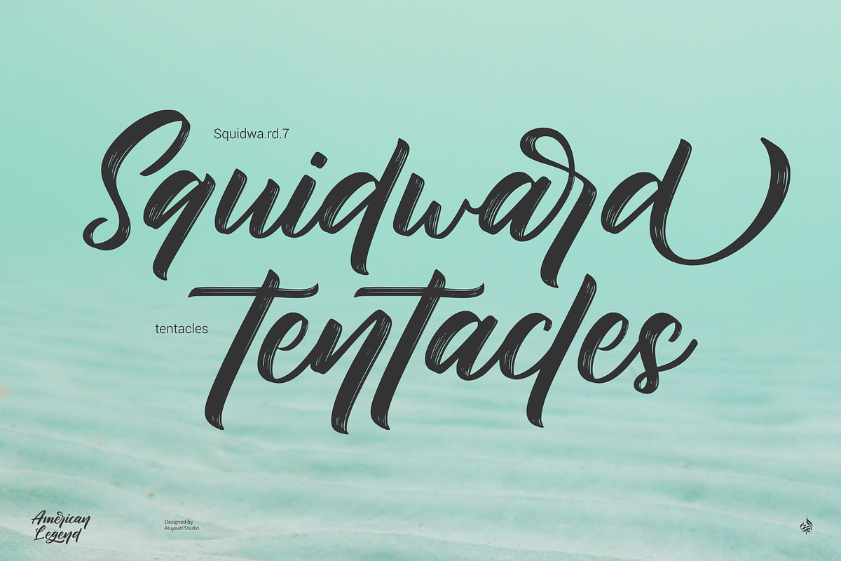American Legend, a Script Font by Aluyeah Studio (Photo 4 of 14)
