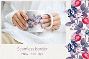 Berry Sweet Summer Patterns, a Decorative Illustration by Gribanessa (Thumbnail 5 of 6)