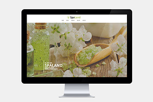 Spa Salon One Page Template
