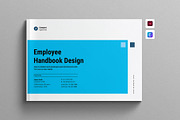 Employee Handbook Template Landscape, a Brochure Template by Work-Envance (Thumbnail 1 of 10)