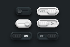 Buttons and Switches - Mega UI V1