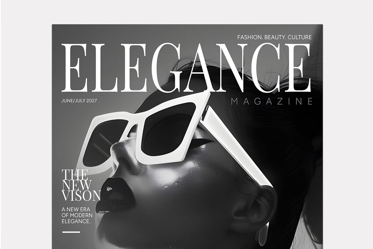 Magazine Cover Template, a Flyer Template by MightyDesign (Photo 2 of 6)