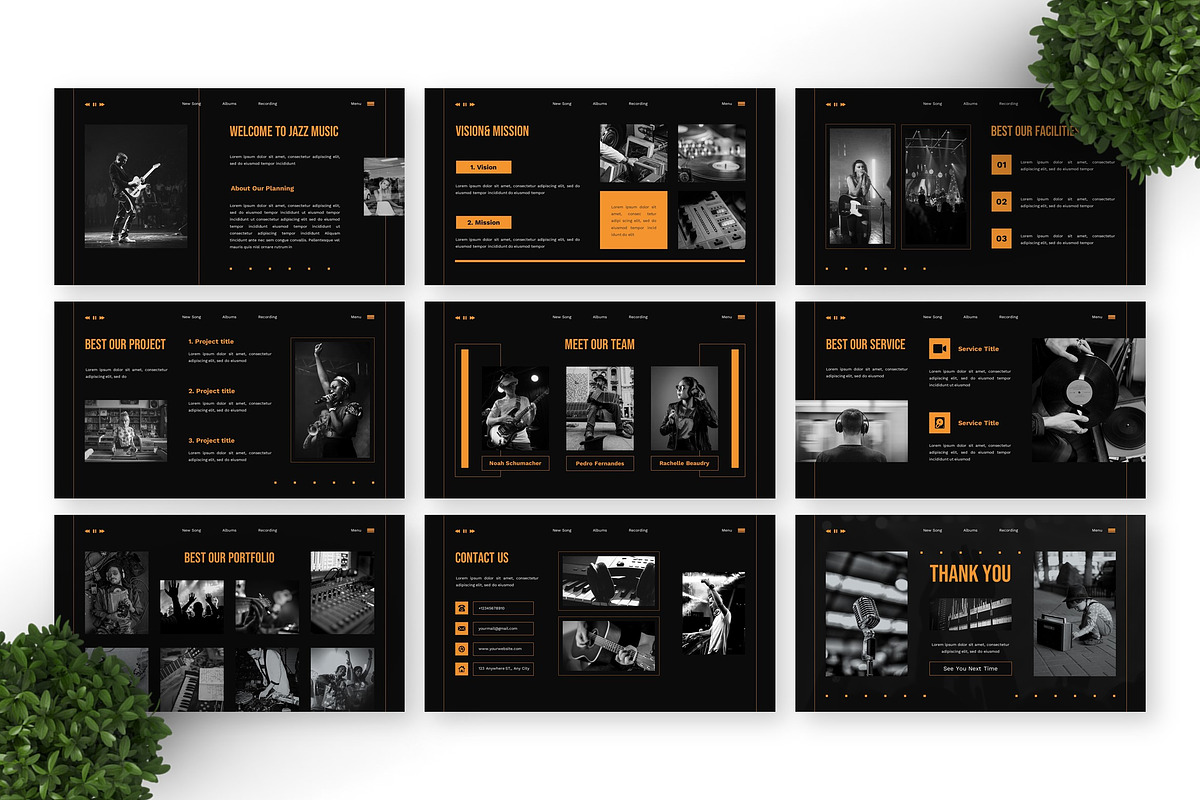 Jazz Music - Musical Powerpoint preview 2