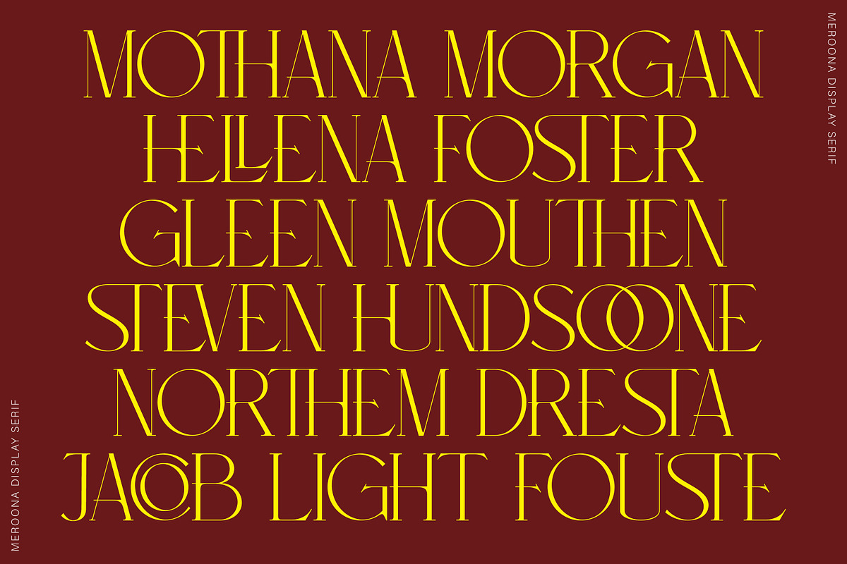 Meroona - Display Serif, a Serif Font by executypeStudio (Photo 4 of 14)