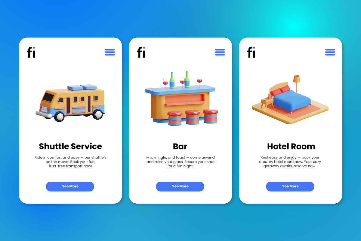 3D Hospitality Management Icon Set, a Characters & Person 3D Model by Flat Icons (Photo 6 of 8)