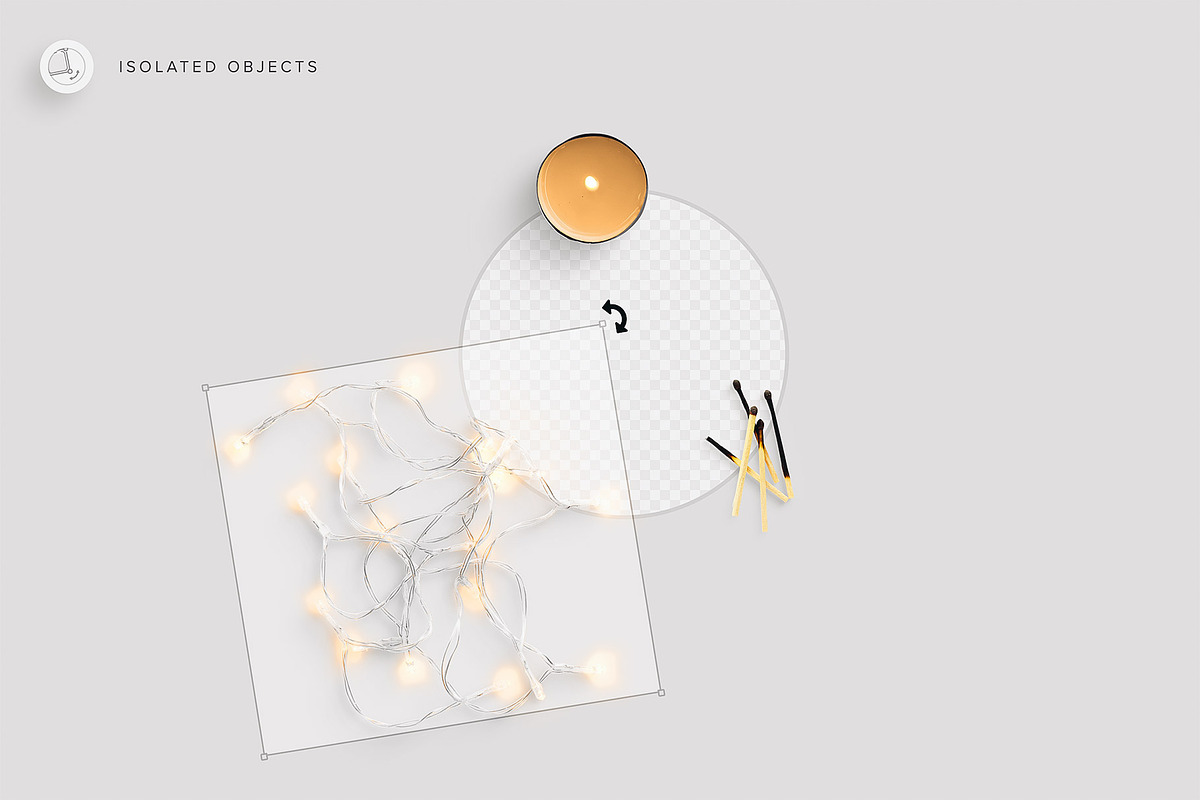 Lighting & Fairy Lights Overlays, a Mask Mockup by Custom Scene (Photo 5 of 9)