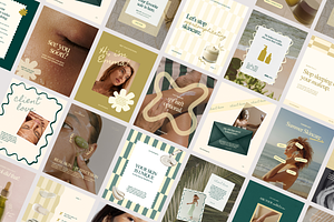 Esthetician Skincare Canva Templates, a Social Media Template by CanvaTemplateClubCo