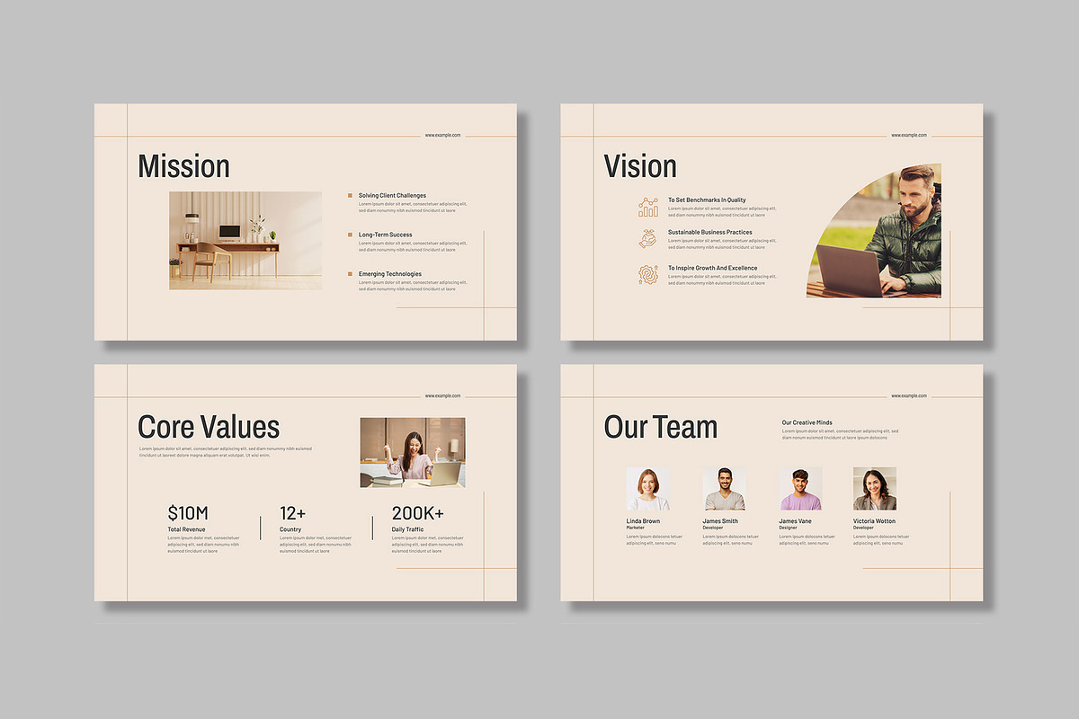 Minimal Presentation Layout Design, a Presentation Template by Mighty-Slide (Photo 3 of 6)