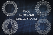 Round vector indian-style frames, a Texture Illustration by CreativeJourney (Thumbnail 1 of 5)