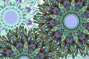 Boho flowers - mandala patterns, an Illustration by Lytvynenko Anna (Thumbnail 4 of 5)