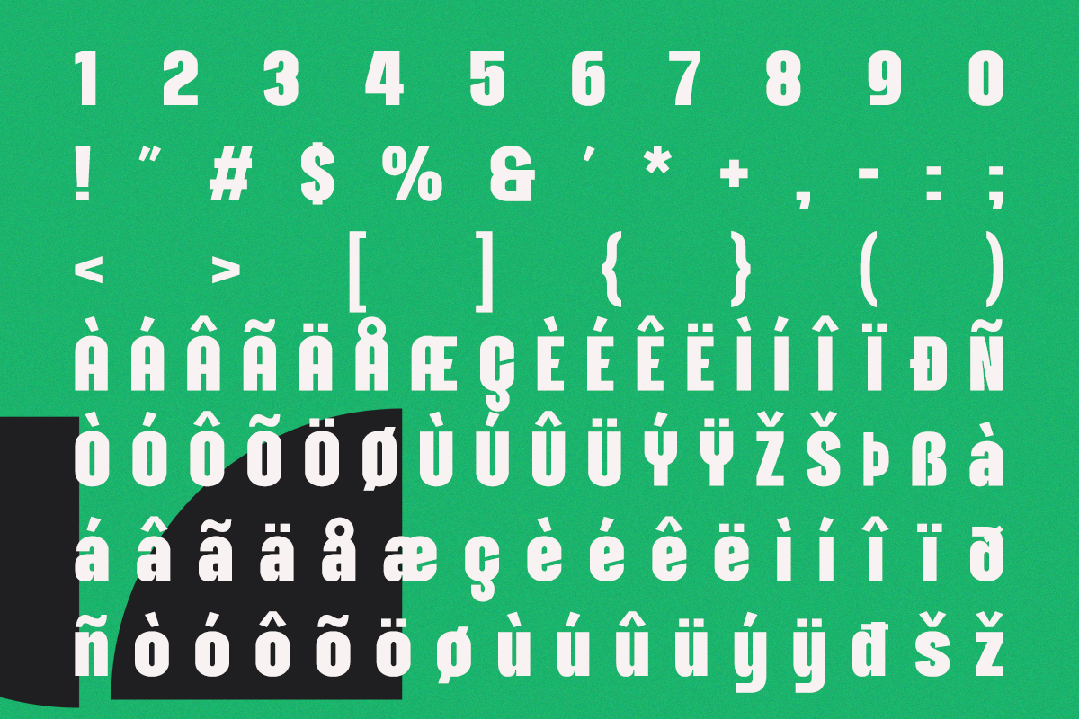 Myrahe - Bold Condensed Font, a Sans Serif Font by RagamKata (Photo 10 of 10)