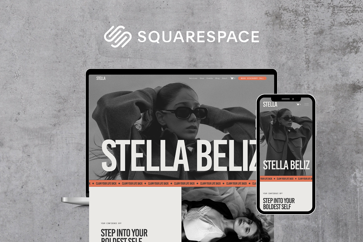 Bold Squarespace Template for Coach, a Squarespace Template by Soul Mission Studio (Photo 1 of 10)