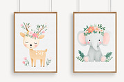 Boho Baby watercolor Clipart, an Illustration by Libby Wishes (Thumbnail 3 of 7)