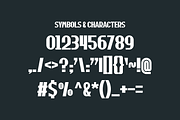 Vedak - Modern Display Font, a Sans Serif Font by lelevien (Thumbnail 3 of 4)