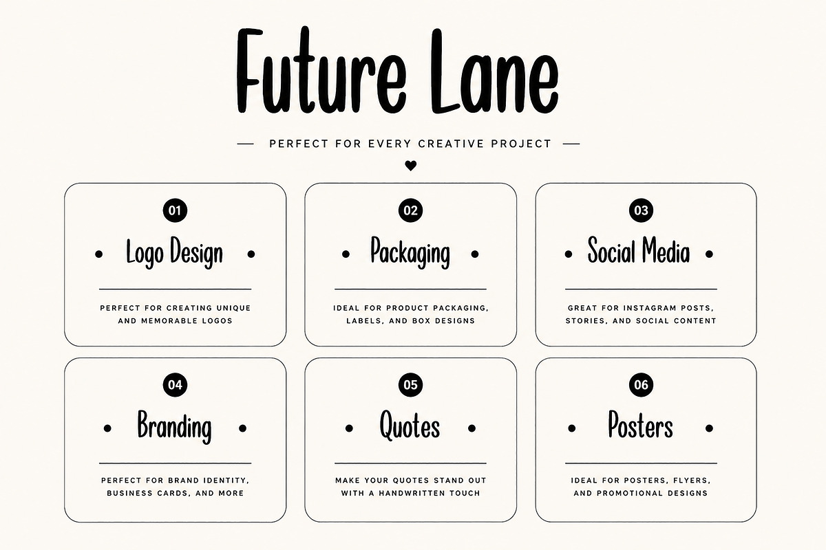 Future Lane, a Handwritten Font by Wow Magic (Photo 3 of 5)