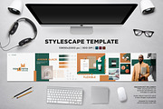 Stylescape / Moodboard Template, a Product Mockup by Andre28 (Thumbnail 1 of 6)