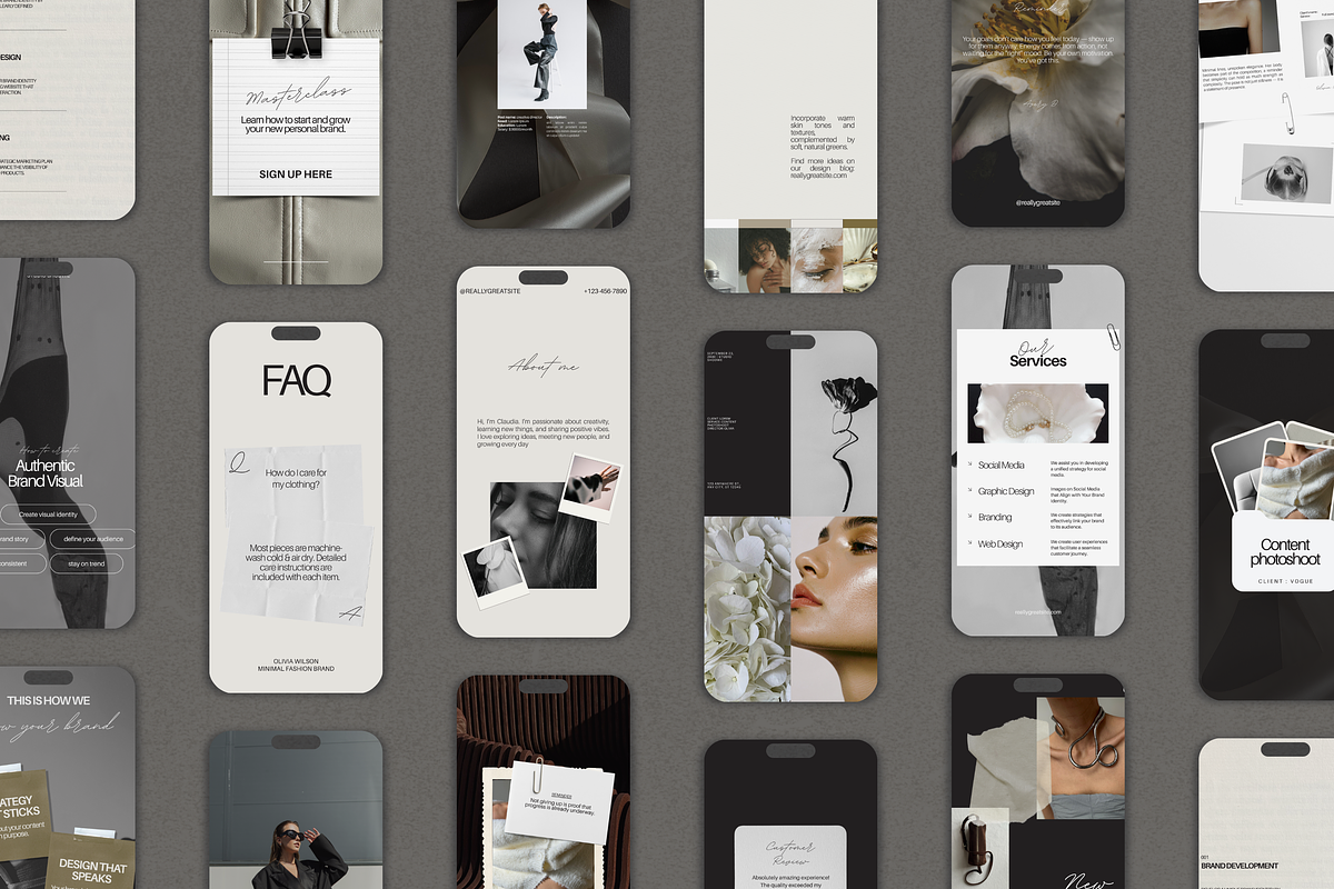 Aesthetic social media Kit, a Social Media Template by My Template Studio (Photo 8 of 20)