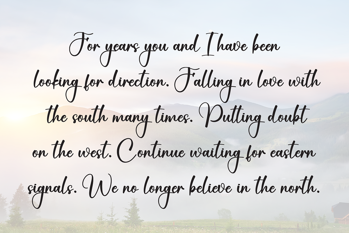 Sunflower | Script Font, a Handwritten Font by Scratchones (Photo 6 of 8)