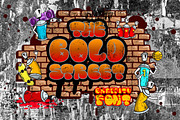 The Bold Street - Bold Graffiti Font, a Font by PutraCetol Studio (Thumbnail 1 of 11)