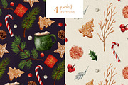 Christmas Vibrant Watercolor Set, an Object Illustration by Cyrografik Shop (Thumbnail 7 of 8)