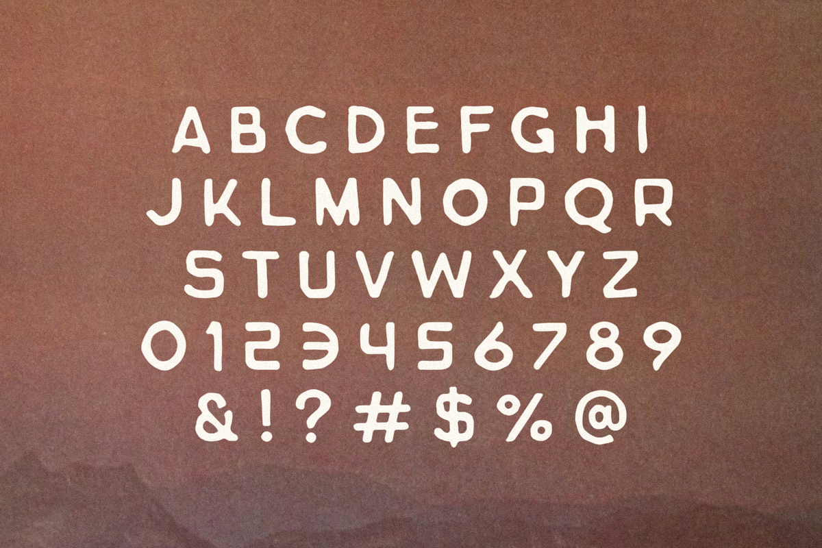 Canyonlands, a Sans Serif Font by Bruised Goods (Photo 7 of 10)