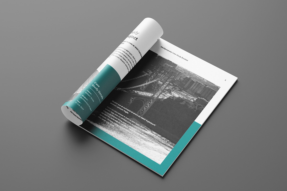 Case Study Booklet Template, a Brochure Template by Seeing-art (Photo 3 of 11)