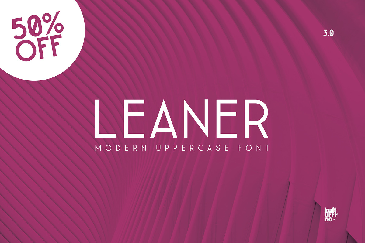 Leaner — SansSerif Font for Logo