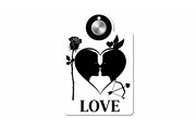 50 Valentine Day Silhouette Pack, an Illustration by Designs_River (Thumbnail 50 of 51)