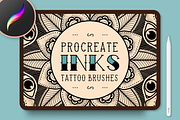 Procreate Inks Tattoo Brushes Bundle, a Brush Add-On by Delightful Design (Thumbnail 1 of 10)