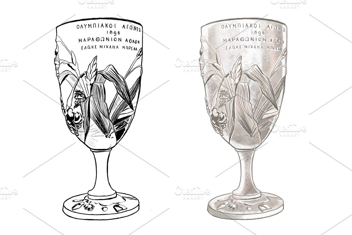 The first Olympic cup, an Object Graphic by EkaterinaPlanina