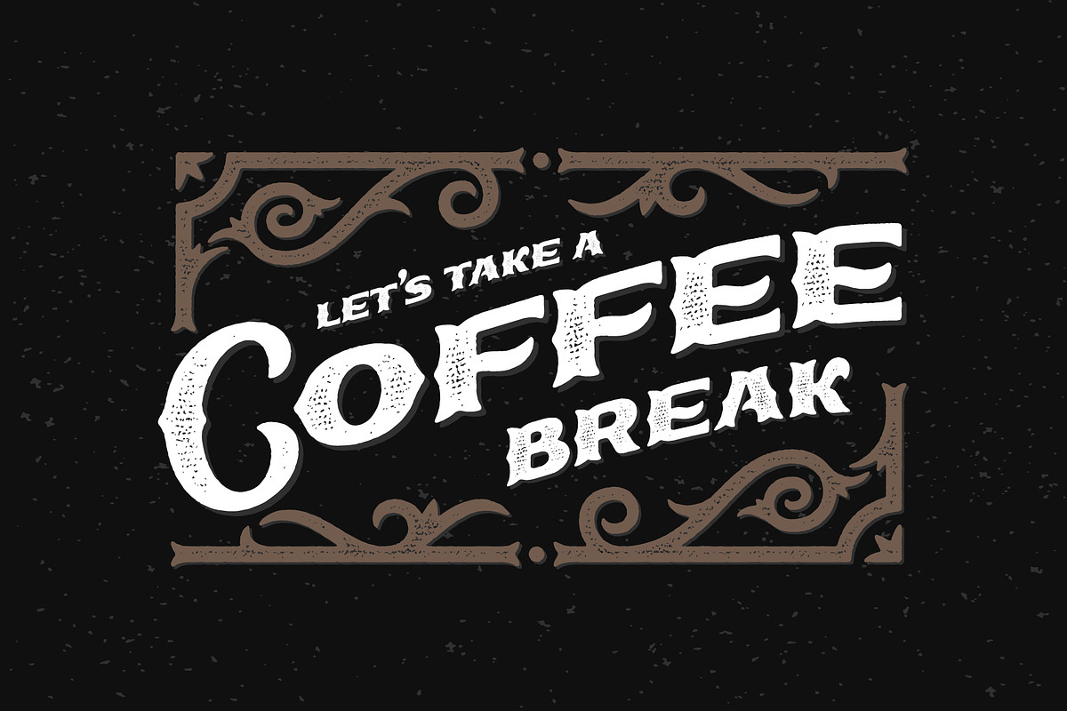 True Black typeface preview 3