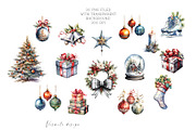 Christmas Decoration Clipart, a Seasonal Illustration by Vasmila (Thumbnail 3 of 6)