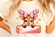 Custom Name Reindeer Christmas, a Seasonal Illustration by designcity5 (Thumbnail 4 of 4)
