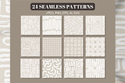 Organic Shapes Seamless Patterns, a Pattern Graphic by AnnArt (Thumbnail 2 of 14)