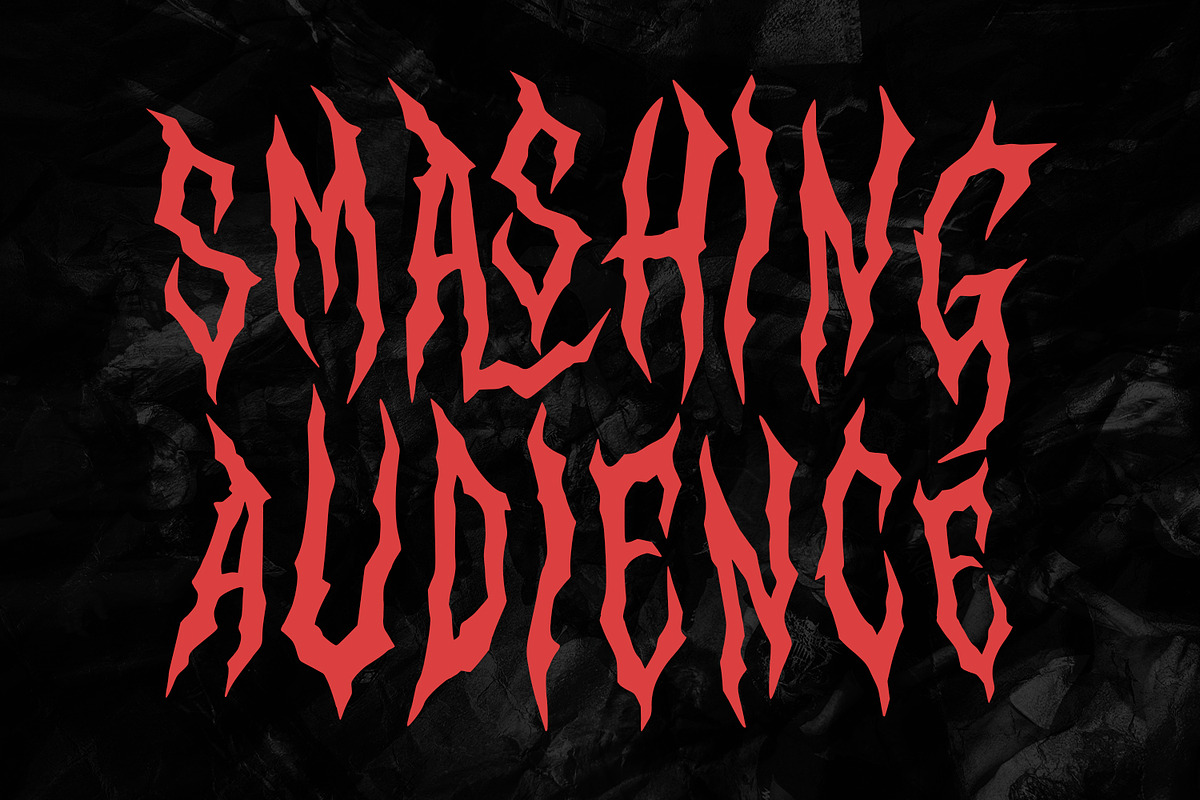 Lorque Black Metal Display Font, a Blackletter Font by Maulana Creative (Photo 5 of 7)