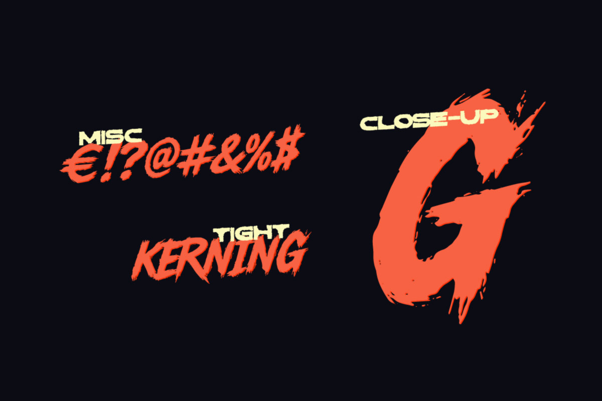 Sarge - Brush Font, a Font by Tugcu Design Co. (Photo 3 of 4)