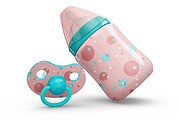 Baby Bottle and Pacifier Vol2 Mockup, a Product Mockup by PixelMockup (Thumbnail 6 of 17)