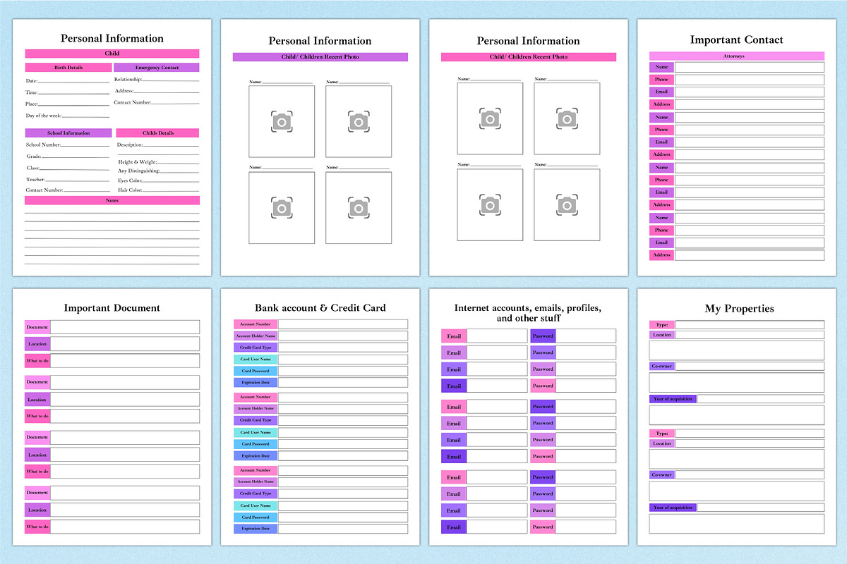 2026 End Of Life Planner For Canva, a Stationery Template by Shumaya (Photo 3 of 7)