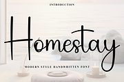 Homestay, a Handwritten Font by FreshTypeINK (Thumbnail 1 of 7)