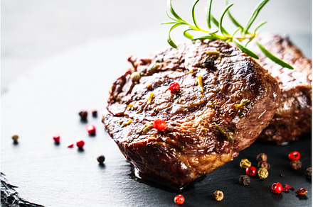Beef medallions with spices and, a Food & Drink Photo by Nadia-nb
