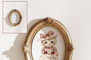 Golden Elegance Vintage Frame Mockup, a Product Mockup by NikiArts (Thumbnail 8 of 10)