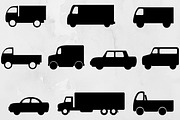 Car Silhouette SVG, a Transportation Illustration by newminddesign (Thumbnail 1 of 3)