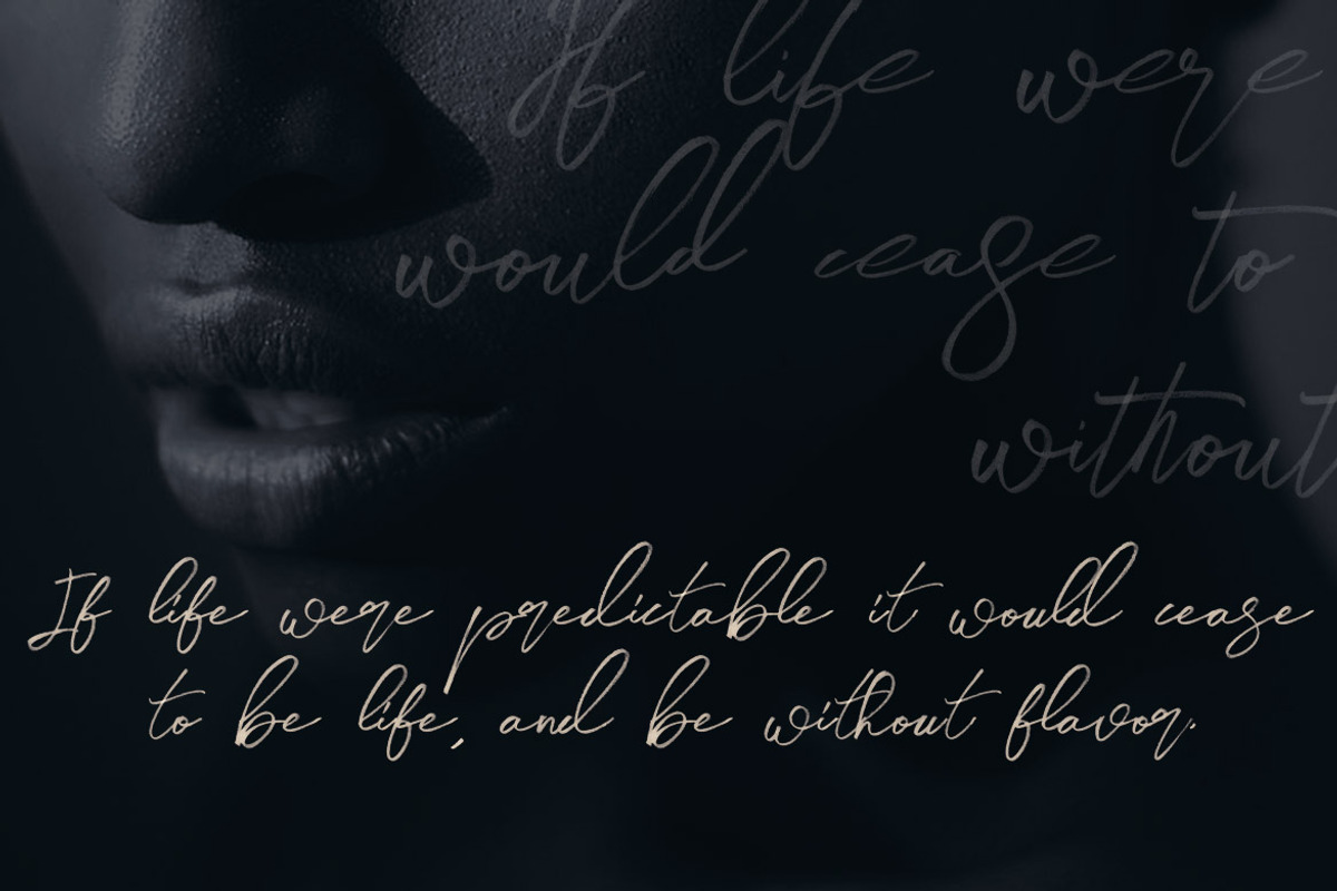 Midnight Brush & SVG Font, a Script Font by Cruzine (Photo 13 of 19)