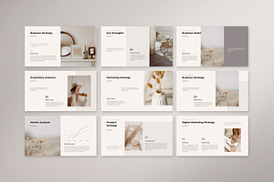 Simple Business Presentation CANVA