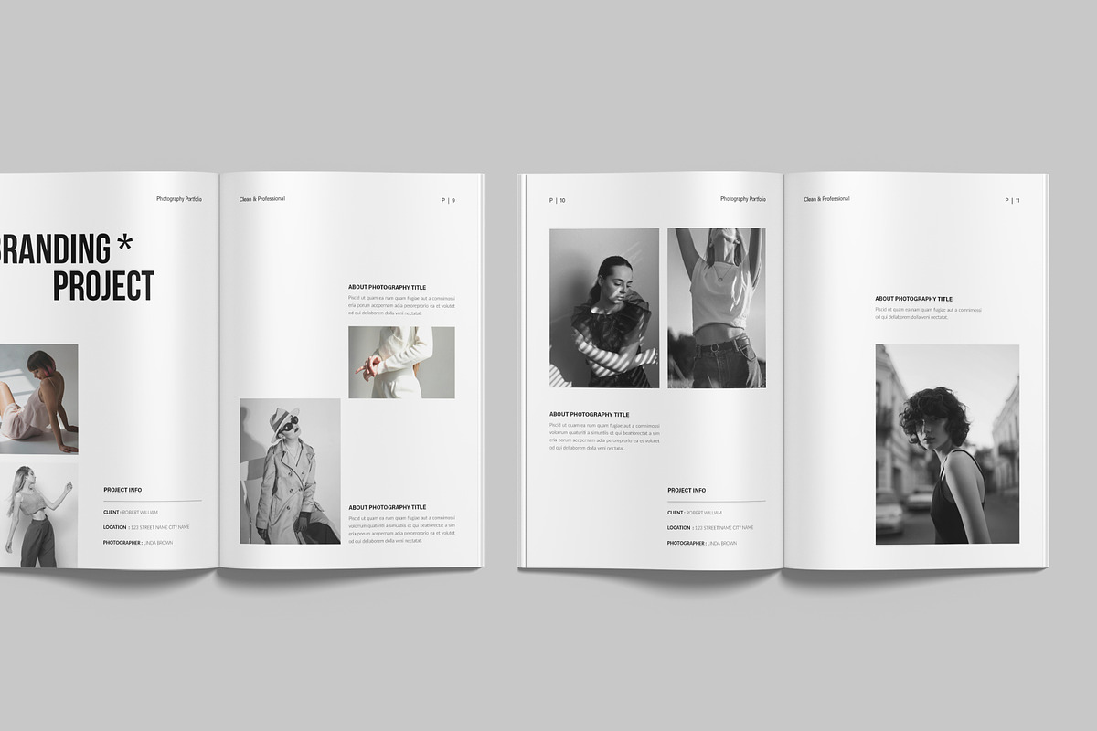 Photography Portfolio Canva Template, a Brochure Template by NorthPeak (Photo 5 of 14)