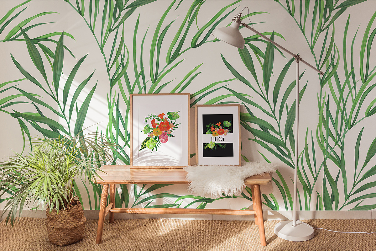 Extravagant Tropics Gouache Florals, a Seasonal Illustration by Catch the Dream Art (Photo 2 of 12)