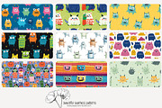 70 (kids) monster seamless pattern, a Pattern Graphic by Poppy Lane Studio (Thumbnail 7 of 10)